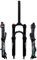 AADDFDD Forcella Anteriore per MTB Mountain Bike da 20 a 24 Pollici con Sospensione ad Aria e Olio, Corsa 80 mm, mozzo 100 mm, Attacco QR 9 mm, Tubo Dritto da 1 1/8'', Blocco della Linea d