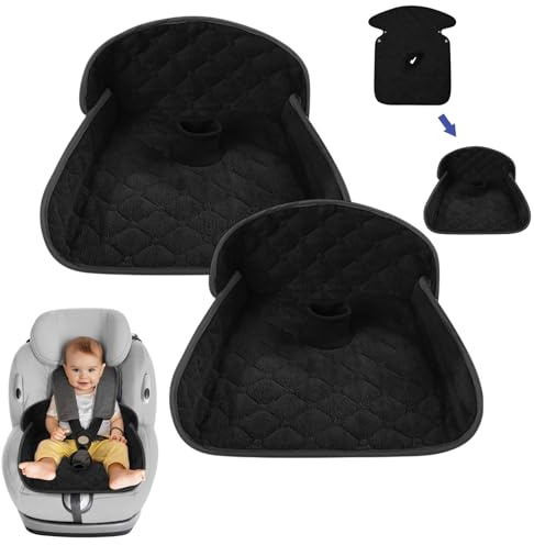 2er-Pack Universal Kindersitz Protektor Pad,Wasserdichte Schutzunterlage | Schwarz Kindersitz Protektor mit Trockensitz, Windel Lecks für Toilettentraining, Fit Alle Größen Autositze