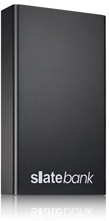 Slatebank 20,000mAh 100W PD Ultra High Speed Output, Ultra Slim Powerbank