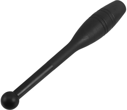 Maza India de Entrenamiento de Fuerza en PP Negro para Gimnasio | Diseño Multifuncional, Formato Compacto que Ahorra Espacio, Uso en Strength Training y Ejercicios de Torso