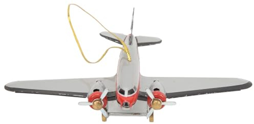 TYCIONG Retro Vintage Metal Airplane Model Airplane Toy for Tinplate Collection Decoration, Handmade for Adults