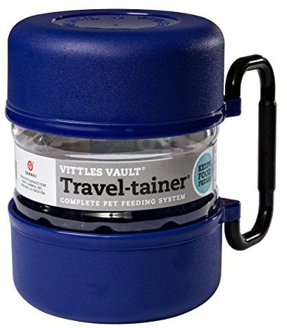 Gamma2 Vittles Vault Travel-Tainer (6 Cups) Portable Food Storage Container, Blue