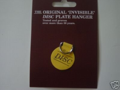 Twin Pack of 30mm Self Adhesive Plate Hanger / Stick On Plate Hanging Disc