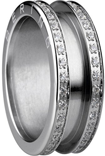 Bering Damen-Ring Edelstahl Zirkonia weiß Gr. 60 (19.1)-523-17-93