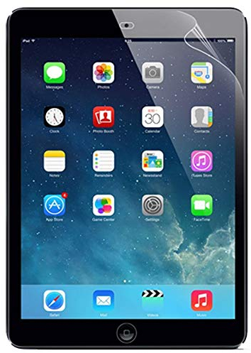 TECHGEAR [5 Pack] Protection d'Écran pour iPad Air 2, Film de Protection Ultra Clair avec Chiffon de Nettoyage et Carte d'Application Compatible pour Apple iPad Air 2 (iPad 6 / 6ème Gén)