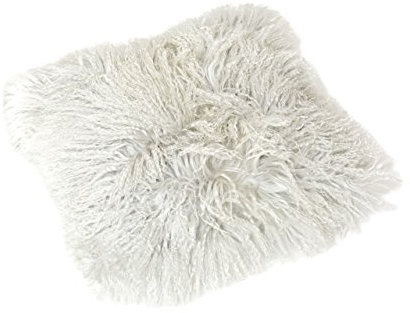 Reissner Lammfelle Tibet Lammfell Kissenbezug langflorig 30x30cm JAY30 Farbe hellgrau