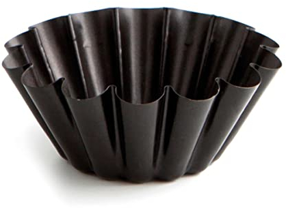Quid Sweet Grey Molde Tulipa Acero Pintado 14cm Acero Carbonatado Apto Horno Antiadherente