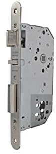 tesa 2030 F Schloss rund DS 1/2 ohne Zylinder: 70 mm Edelstahl
