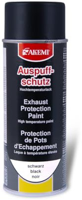 Escape – Spray de aceite 690 °C barniz benzinfest Negro