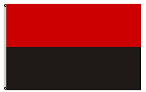 Fyon Ehemalige Kriegsbanner Kampfflagge der Ukrainischen Insurgent Army Flagge 90 x 152 cm