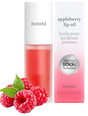Nooni Appleberry Lip Oil - Fresh Moisture Tint Effect