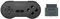 YIKESHU 8Bitdo Colore nero di SN30 Retro Controller con ricevitore per Super Nintendo originale (set nero)