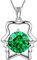 Aurora Tears Zwillinge Halskette 925 Sterling Silber 12 Sternzeichen Anhänger Konstellation kann Birthstone Halskette CZ Horoskop Schmuck für Frauen und Mädchen DP0134G