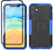 Yiakeng iPhone 11 Phone Case, iPhone 11 Case with Screen Protector, Shockproof Silicone Protective with Kickstand for iPhone 11 (Blue)