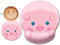 Ergonomisches Mauspad, Anime-Pink Piggy mit Gel-Handgelenkauflage, Kawaii-Tischzubehör, bequem und schmerzlinderend, Gaming-Mauspad mit Untersetzer, rutschfest, für Büro, Computer, Laptop