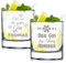polar-effekt 2 Tonic Gingläser mit Gravur Geburtstagsgeschenk - Cocktailglas - Sommergetränk - Geschenk für Männer und Frauen