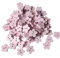 Generisch 50 kleine rosa Knöpfe - Blumen aus Holz 10 mm Blumenknöpfe