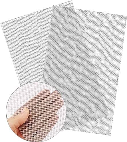 TYUI 2 PCS Stainless Steel Woven Wire 20 Mesh Metal Mesh Sheet Rodent Control Insect Mesh Pest Proofing Mesh for Windows, Door, Filter, 12 x 8 Inches (300X 210mm)