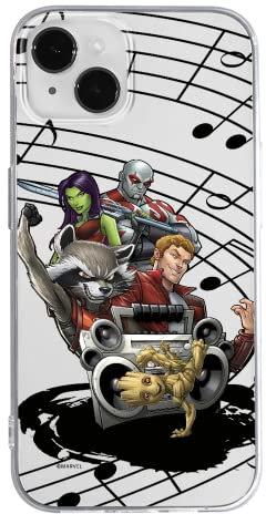 ERT GROUP Handyhülle für Apple iPhone 14 Original und offiziell Lizenziertes Marvel Muster Guardians of The Galaxy 016 optimal an die Form des Handy angepasst, teilweise transparent