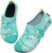 SAGUARO Kinder Badeschuhe Wasserschuhe Jungen Mädchen Schwimmschuhe Strandschuhe Kleinkind rutschfest Barfußschuhe, Touch X, Grün, 22/23 EU