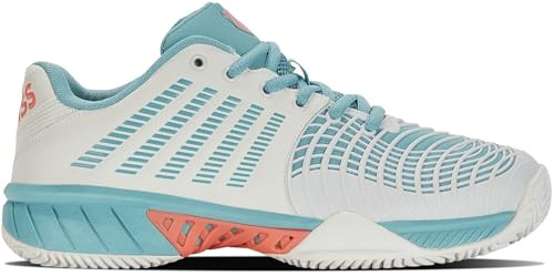 K-Swiss Damen Tennisschuh Express Light 3 Weiß/Blau/Orange