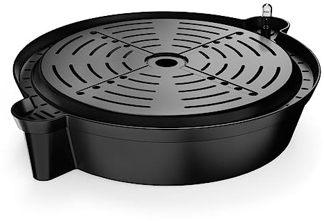 AC Infinity Selbstbewässernder Stoff-Topfboden XL, 4er-Pack, automatische Bewässerung, Wasserzufuhrsystem mit Reservoirzähler, extra große erhöhte Pflanzen-Untersetzer für den Einsatz in