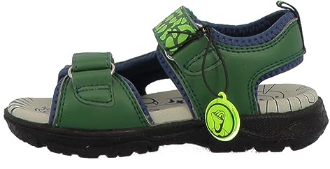 Lurchi Jungen 74l1303005 Sandale, Dkgreen Navy, 29 EU Weit