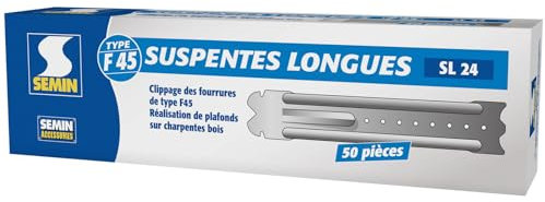 Suspentes Longues 240 mm F45 Semin, Boite de 50