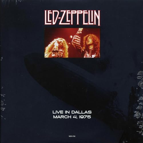 Led Zeppelin Live in Dallas 1975. LP.