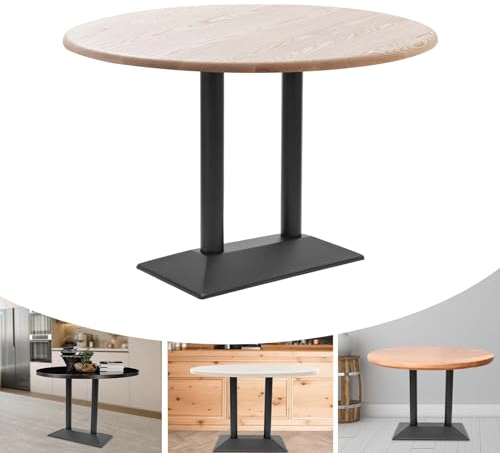 ieLsngai München - Support de table double - Pied de table - Double modèle - Pied de table - Pied de table - Pour table bistrot et gastro - Hauteur : 72 cm, OT-YCZYQ-459268