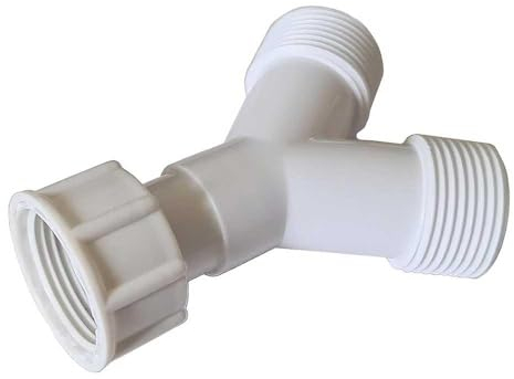 Y Piece Washing Machine Hose Connector Junction Splitter 3/4