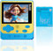 Console de jeu portable pour enfants préchargée 319 jeux vidéo rétro, lecteur de jeu portable avec écran LCD de 6,3 cm, mini jouet électronique d'arcade cadeau pour garçons et filles, bleu