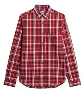 Superdry Herren Vintage Karohemd aus Bio-Baumwolle