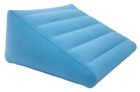 Fenteer Aufblasbares Keilkissen, Blow Wedge Pillow, leichtes, weiches Keilkissen zum Schlafen, Bettkissen zum Schlafen, Zuhause, Bauernhaus