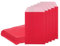 QUARKZMAN 100pz Sacchetti Regalo di Carta, 6 x 3 Buste Caramelle Carta Kraft Antiunto Buste Piatte Regali Piccoli per Panetteria Biscotto Cioccolato Sapone Festa Nozze, Rosso