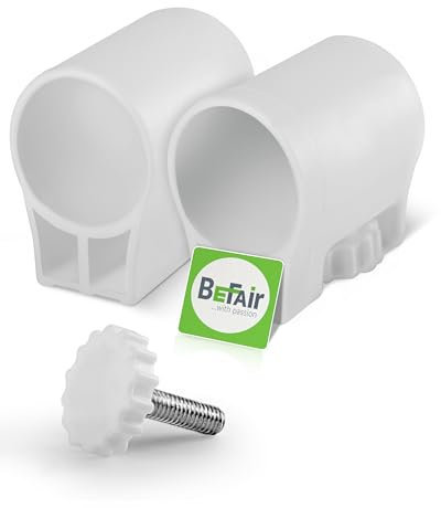 Stehtisch Fuß Zubehör Ersatzteil Scharnier Halter Raster Klemme Plastik Weiss (2, Fuß)