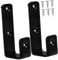 Warmhm Bunk Bed Ladder Hook Accessory Iron Plastic Stable Ladder Hanging Hooks for Bedroom