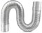 BOBORE Canna fumaria for stufe a Legna, Canna fumaria in Acciaio Inox, Canna fumaria Flessibile, Stufa a Legna, fornello da Campeggio, Tubo di sfiato Regolabile(200cm,11cm)