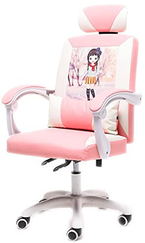 Bürostühle für zu Hause Ergonomischer Chefbürostuhl PU-Leder Hochlehner Drehbarer Schreibtischstuhl mit hochklappbarer gepolsterter Armlehne Verstellbarer Kopf Schreibtischstuhl für Schlafzimmer