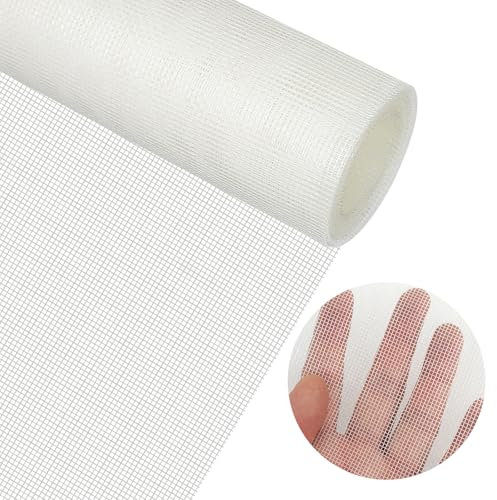 MOSTFUN Moustiquaire Fenêtre 120 x 250 cm, Moustiquaire En Fibre De Verre, Moustiquaire Fenetre Enroulable Découpable, Anti-Insectes Mouches, pour Porte Fenêtre Baie Vitrée (Blanc)