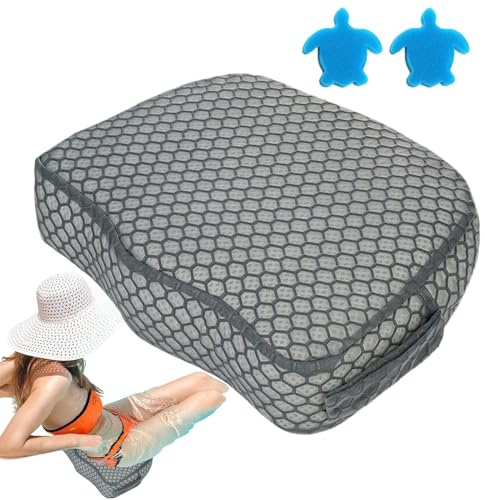 Siège De Spa pour Baignoire Balnéo,Coussin Rehausseur de Siège pour Spa | Tapis d'Assise Non Flottant Antidérapant en Maille Aérée 3D pour la Piscine Extérieure, la Relaxation et l'Immersion en Salle
