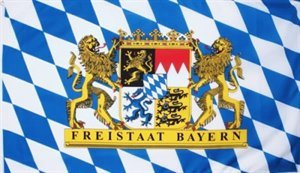 Bayern Freistaat Flagge Fahne 90 * 150 cm