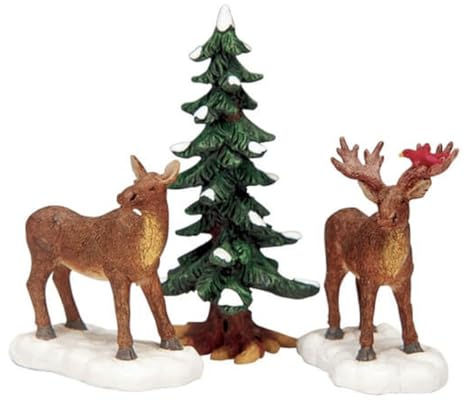 Lemax 32725 Weihnachtsdorf Figur Mr & Mrs Moose