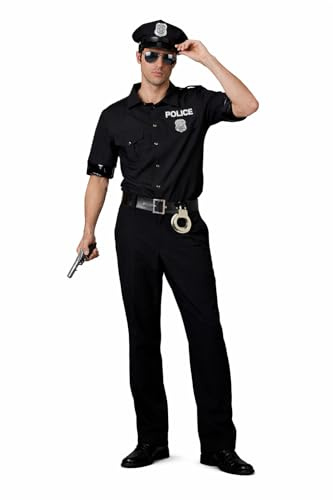 New York Policeman Adult Cop Mens Fancy Dress Costume