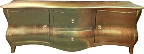 Casa Padrino Lange Barock Kommode/Fernsehschrank/Sideboard Gold 170cm
