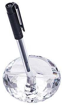 LS Kristall Füllfederhalter Halterung Office Supplies Desktop Organizer Schreibtisch-Zubehör (80 mm 3.1 in.)