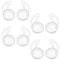 Lunies Earpods Covers Anti-Slip Silicone Soft Sport Earbud Tips for iPhone 6S/6 Plus/5S/5C/5 Earbuds Comfortable 4 Pairs Clear