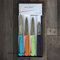 AU SABOT Coffret de 4 Couteaux les indispensables ABS panachés Made in France. Compatible lave vaisselle