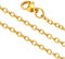 FaithHeart Collier Chaine Plaqué Or Femme 45 cm, Chaîne Acier Inoxydable Doré 2 mm, Collier Maille Forcat, Chainette Plaqué Or