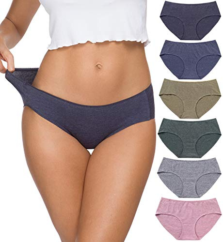 Wealurre Cotton Bikini Women's Breathable Panties Seamless Comfort Underwear - green - S